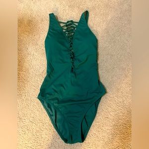 BLEU ROD BEATTIE Kore Lace-up Swimsuit